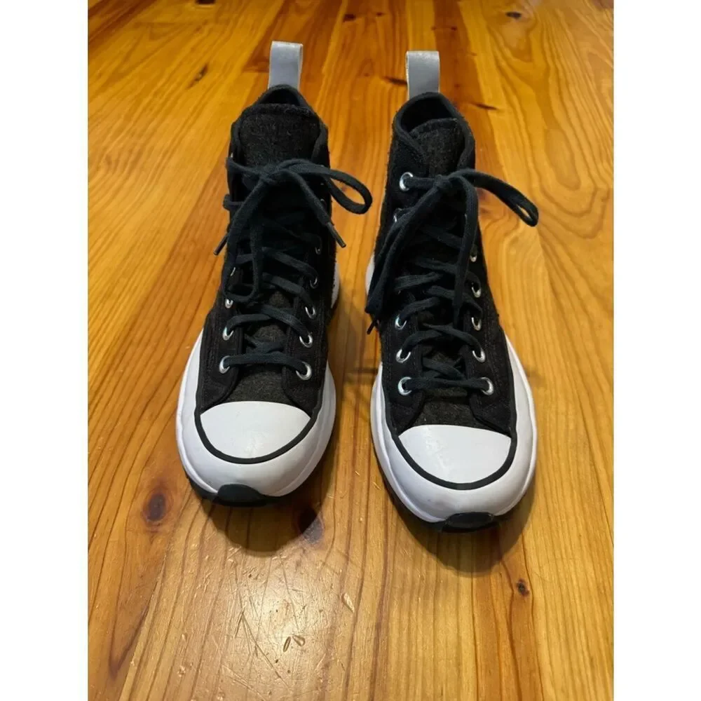 🔥 Converse Chuck Taylor All Star Run Star Hike High Black Ice SIZE M 5 W 6.5